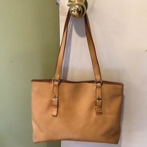 Francesco Biasa nude leather bag